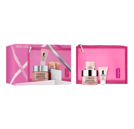 Clinique Hydrate + Protect zestaw krem nawilżający SPF25 50ml + balsam do ust 7ml + krem-żel pod oczy 5ml