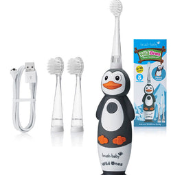 Brush-Baby WildOnes szczoteczka soniczna dla dzieci 0-10l Penguin