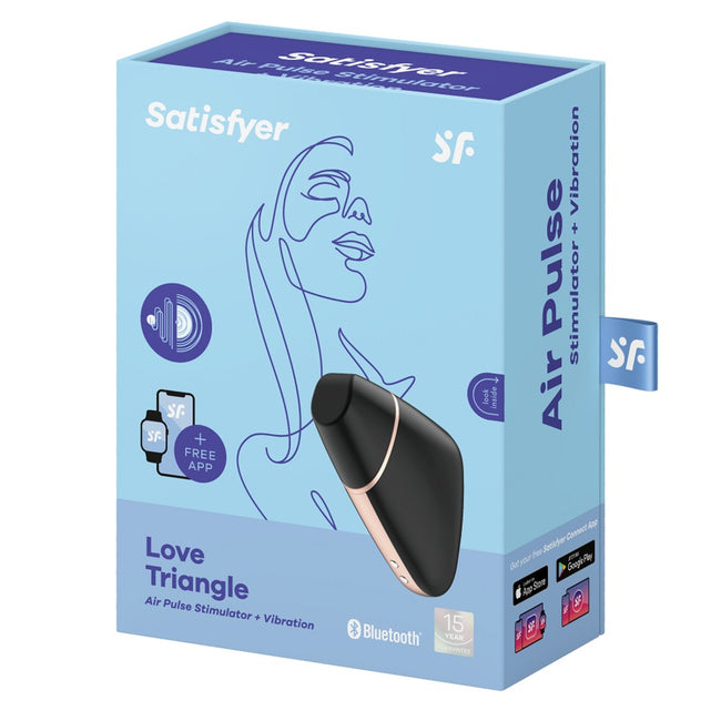 Satisfyer Love Triangle powietrzny stymulator łechtaczki Black