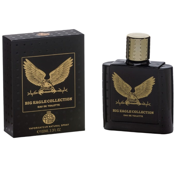 real time big eagle collection - black woda toaletowa 100 ml  tester  