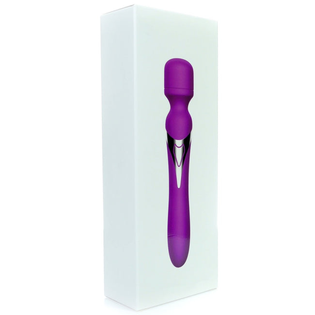 B-Series Fox Stymulator-Silicone Dual Massager stymulator o podwójnym zastosowaniu Purple