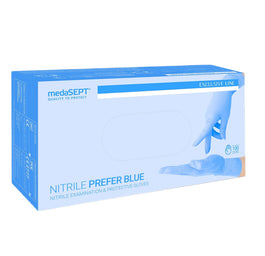 Medasept Nitrile Prefer nitrylowe rękawice bezpudrowe M 100szt