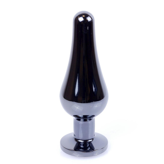 MyLove Butt Plug Collection Jewellery Dark Silver metalowy korek analny Green
