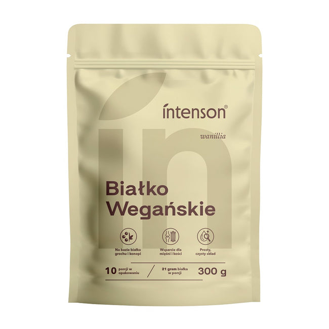 Intenson Białko Wegańskie o smaku waniliowym 300g
