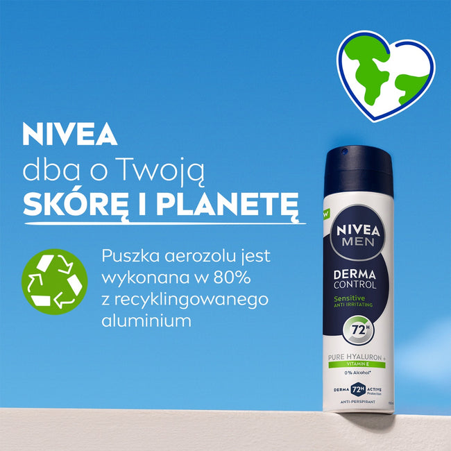 Nivea Men Derma Control Sensitive antyperspirant spray 150ml