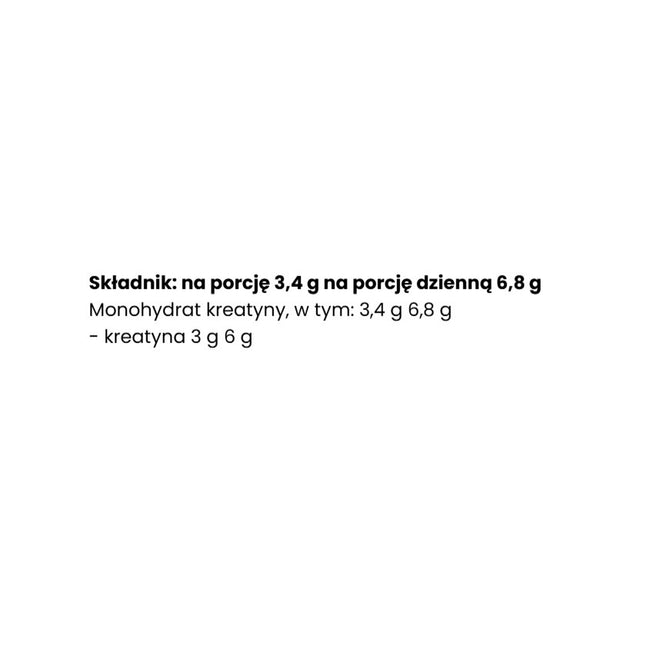 Intenson Kreatyna Monohydrat suplement diety Pure 255g