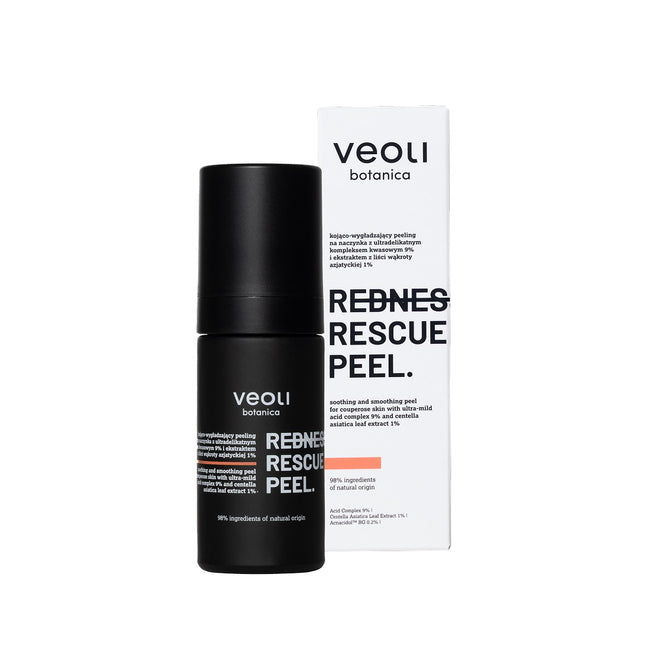 Veoli Botanica Redness Rescue Peel kojąco-wygładzający peeling na naczynka 30ml