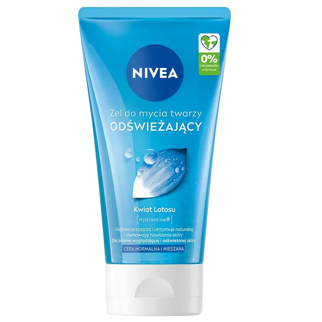 Nivea Odświeżający żel do mycia twarzy cera normalna i mieszana 150ml