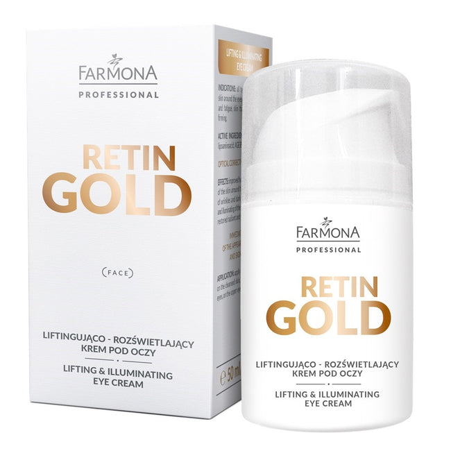 Farmona Professional Retin Gold liftingująco-rozświetlający krem pod oczy 50ml