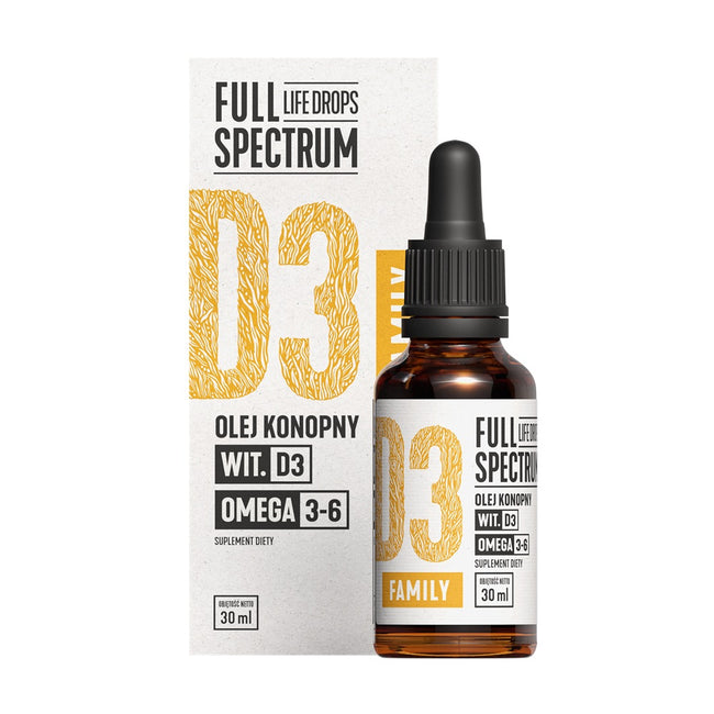 Full Spectrum Witamina D3 Family suplement diety 30ml