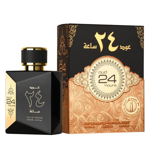Ard al Zaafaran Oud 24 Hours zestaw woda perfumowana spray 100ml + dezodorant w sprayu 50ml