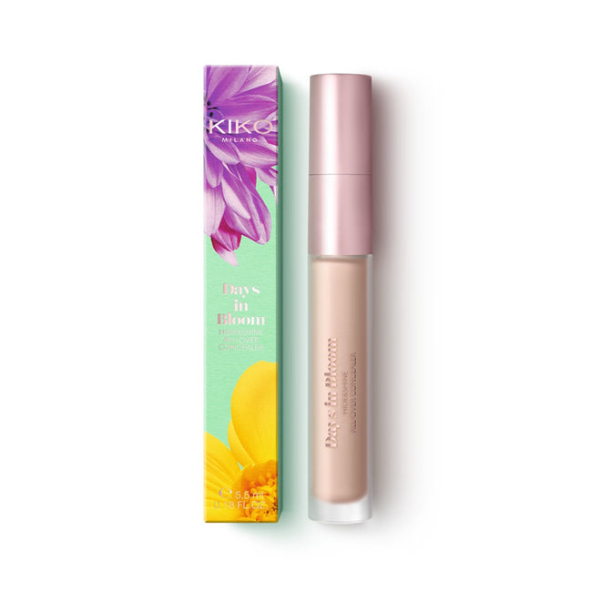 KIKO Milano Days in Bloom Hide&Shine All-Over Concealer korektor pod oczy i do twarzy o promiennym wykończeniu