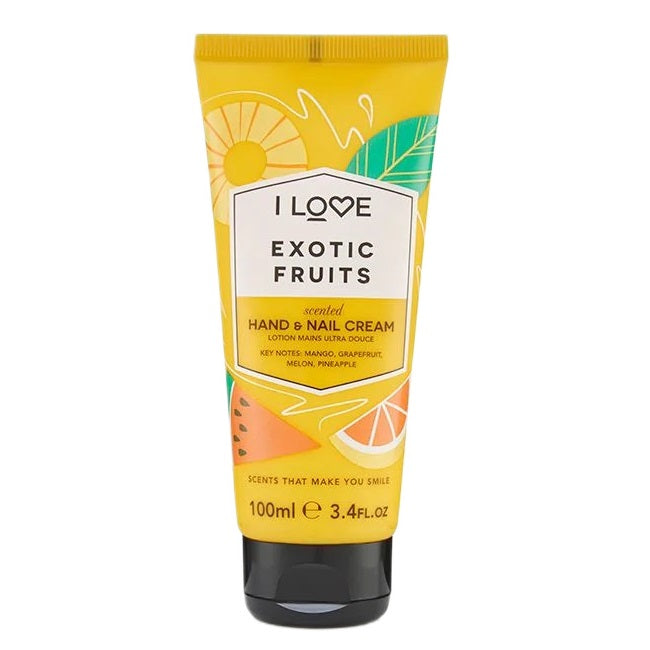 I Love Scented Hand & Nail Cream nawilżający krem do dłoni i paznokci Exotic Fruit 100ml