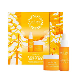 Lumene Nordic-C [Valo] Feel Good Glow Gift Set zestaw esencja do twarzy 30ml + krem do twarzy 50ml