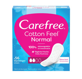 Carefree Cotton Feel wkładki higieniczne nieperfumowane