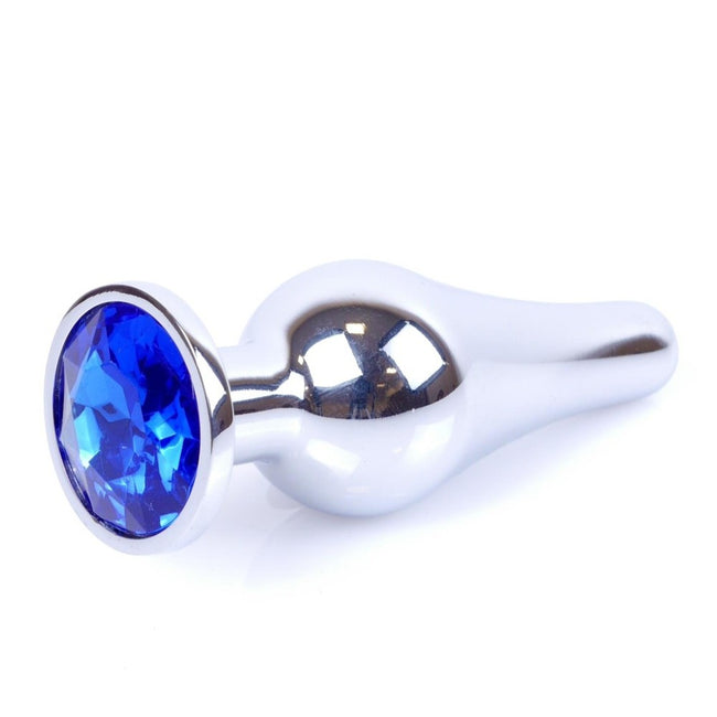 MyLove Butt Plug Collection Jewellery Silver metalowy korek analny Dark Blue