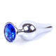 MyLove Butt Plug Collection Jewellery Silver metalowy korek analny Dark Blue