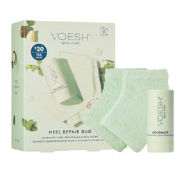 VOESH Heel Repair Duo zestaw regenerujący balsam w sztyfcie 22ml + skarpetki do pięt Mint 1 para