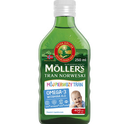 Möller's Mój Pierwszy Tran Norweski suplement diety dla dzieci 250ml