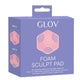 Glov Foam Sculpt Pad 2w1 dysk z rączką do mycia i masażu ciała Pink