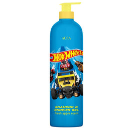 Aura Hot Wheels Shampoo & Shower Gel szampon i żel pod prysznic dla dzieci Fresh Apple 1000ml