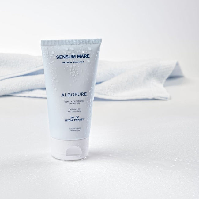 Sensum Mare Algopure delikatny żel do mycia twarzy z kompleksem 5 alg morskich i wodą z lodowca norweskiego 150ml
