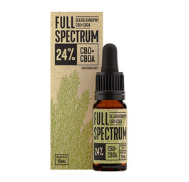 Full Spectrum Olejek Konopny CBD + CBDa 24% krople 10ml