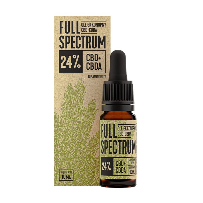 Full Spectrum Olejek Konopny CBD + CBDa 24% krople 10ml