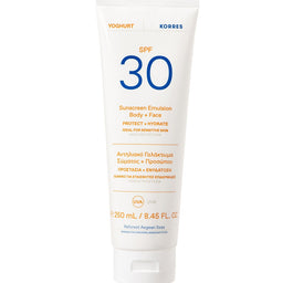 Korres Yoghurt Sunscreen Emulsion Body + Face emulsja ochronna do ciała i twarzy SPF30 250ml