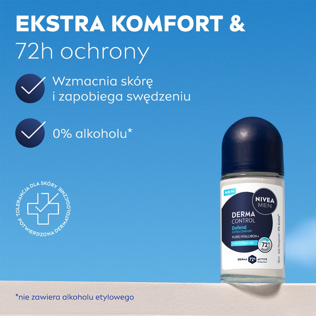 Nivea Men Derma Control Defend antyperspirant w kulce 50ml