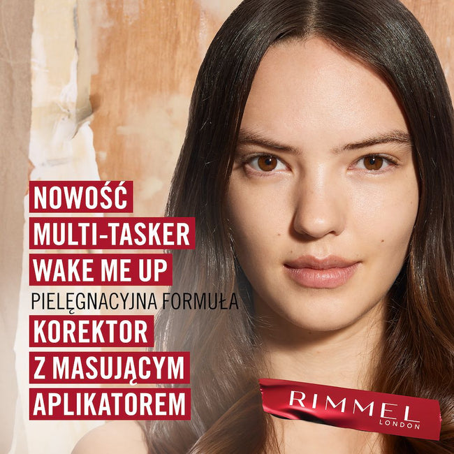 Rimmel Multi-Tasker Wake Me Up rozświetlający korektor z masującym aplikatorem