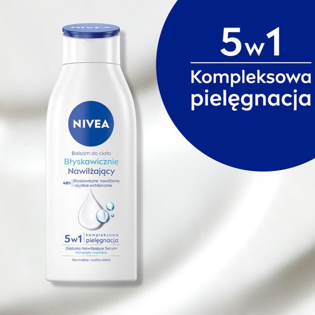 Nivea Błyskawicznie nawilżający balsam do ciała 400ml