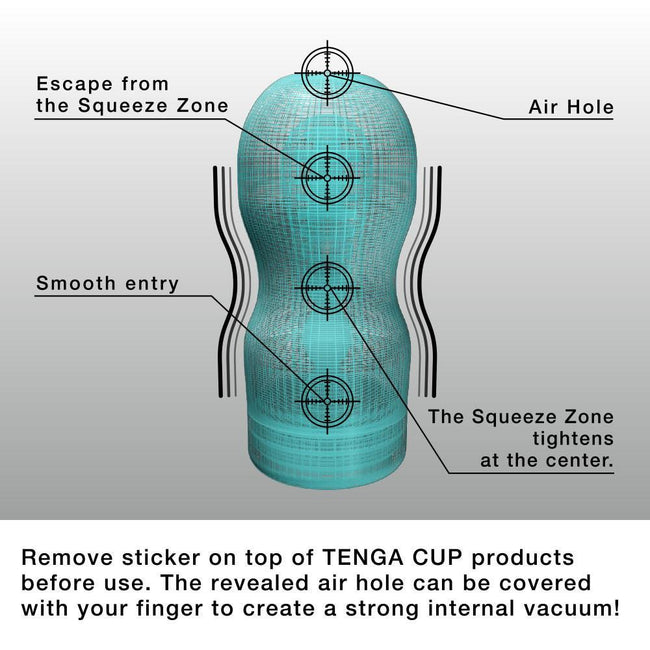 TENGA Original Vacuum Cup jednorazowy chłodzący masturbator Extra Cool