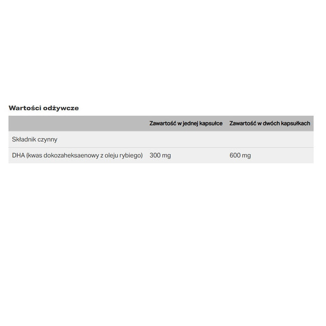 Pregna DHA suplement diety dla kobiet w ciąży i karmiących piersią 30 kapsułek