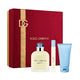 Dolce & Gabbana Light Blue Pour Homme zestaw woda toaletowa spray 125ml + żel pod prysznic 50ml + miniatura wody toaletowej 10ml