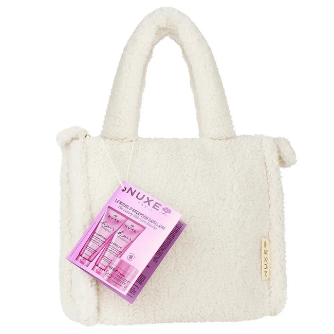 Nuxe Hair Prodigieux zestaw szampon wygładzający 200ml + odżywka wygładzająca 200ml + 3-minutowa maska do włosów 200ml