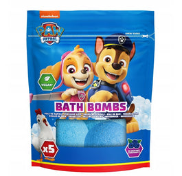 Paw Patrol Bath Bombs musujące kule do kąpieli Borówka 5x50g
