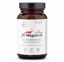 Aura Herbals OMegaKrill olej z kryla 1180mg suplement diety 60 kapsułek