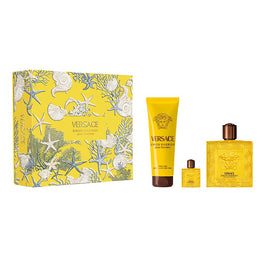 Versace Eros Energy zestaw woda perfumowana spray 100ml + żel pod prysznic 150ml + woda perfumowana 5ml