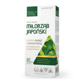 Medica Herbs Miłorząb Japoński suplement diety 60 kapsułek