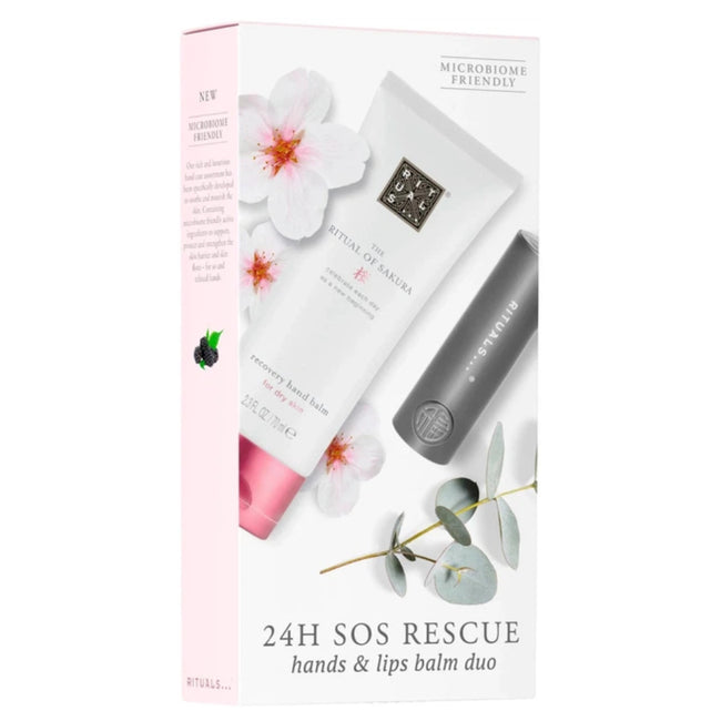 Rituals The Ritual of Sakura zestaw balsam do rąk 70ml + balsam do ust 4.8g