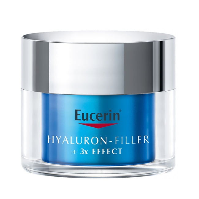 Eucerin Hyaluron-Filler + 3x Effect nawilżający krem-żel na noc 50ml