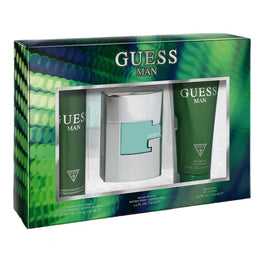 Guess Man zestaw woda toaletowa spray 75ml + żel pod prysznic 200ml + dezodorant spray 226ml