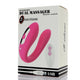B-Series Magic Dual Vibrator podwójny masażer dla par z pilotem Pink