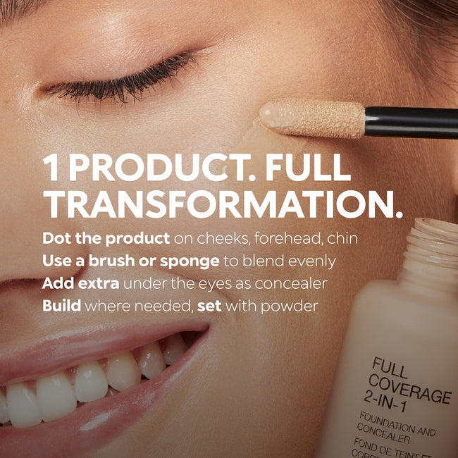 KIKO Milano Full Coverage 2-In-1 Foundation & Concealer mocno kryjący podkład i korektor 2 w 1 WB60 Warm Beige 25ml