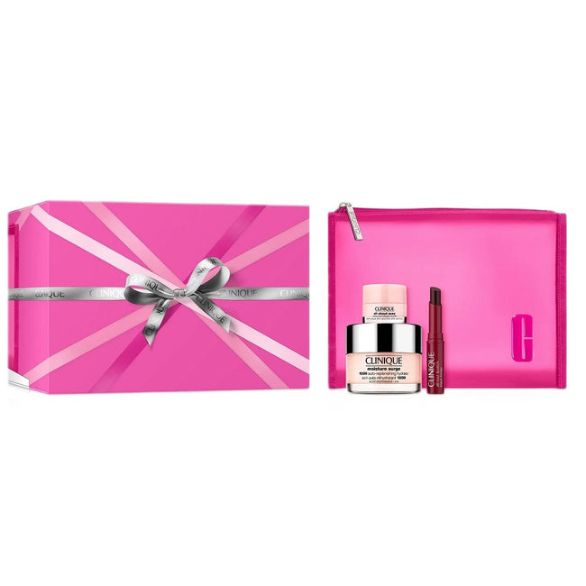 Clinique Hydration + Honey zestaw krem intensywnie nawilżający 50ml + krem pod oczy 5ml + pomadka do ust 1.2g + kosmetyczka