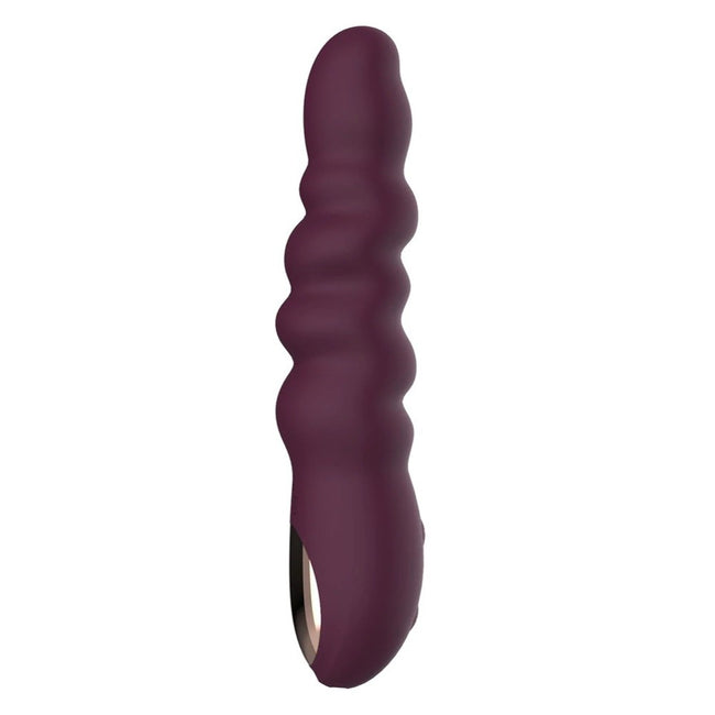Dream Toys Essentials Ribbed Power Vibe wibrator Purple