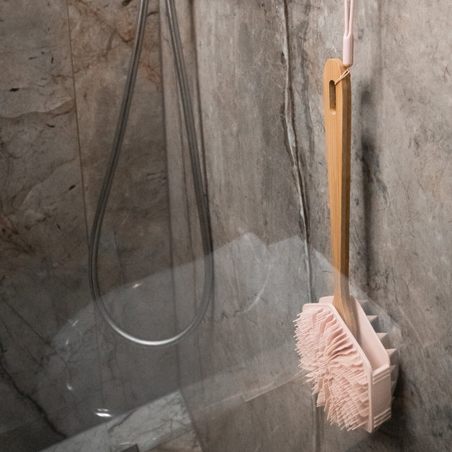 Glov Bubble Burst 3w1 silikonowa myjka i masażer do ciała skóry głowy i pleców Pink