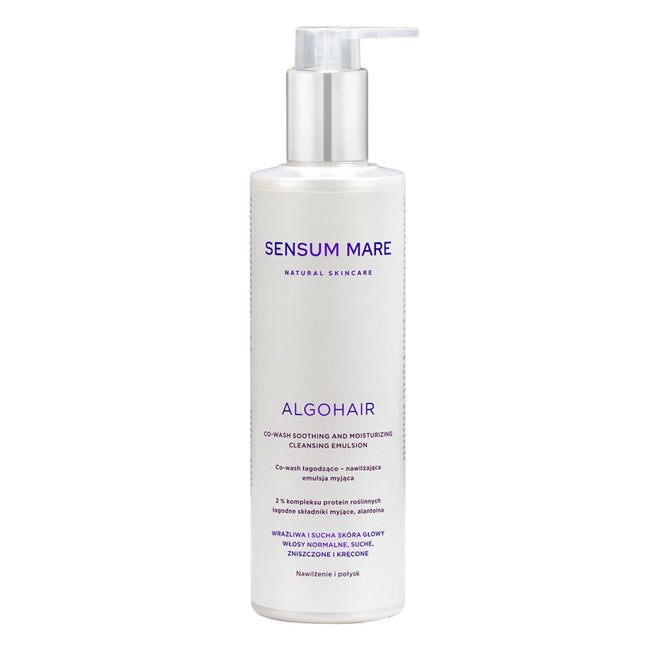 Sensum Mare Algohair co-Wash łagodząco-nawilżająca emulsja myjąca dla wrażliwej i suchej skóry głowy 250ml