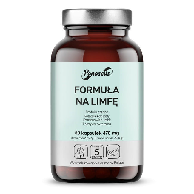 Panaseus Formuła na limfę suplement diety 50 kapsułek